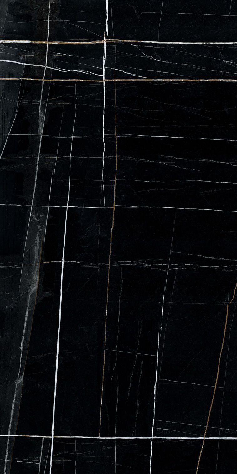 Placa de porcelanato Nero Reale — Pisos de Gran Formato