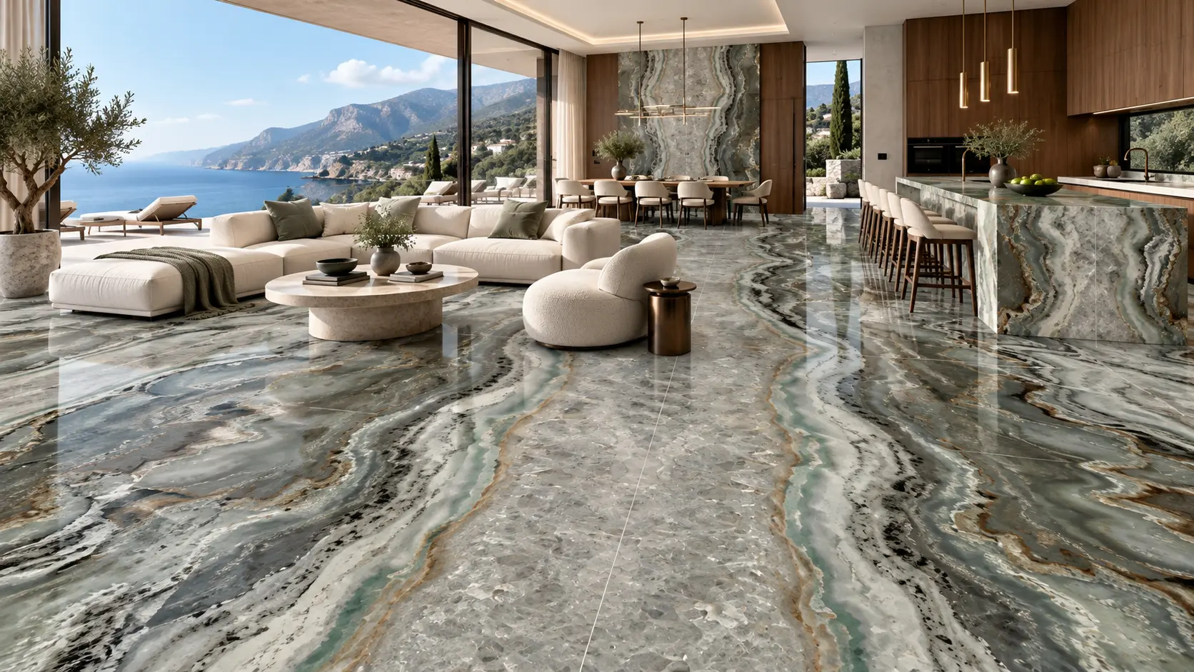 Ambiente con la placa Giada Imperiale
